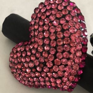 Heart ❤️ Shaped Cocktail Ring Elastic Band